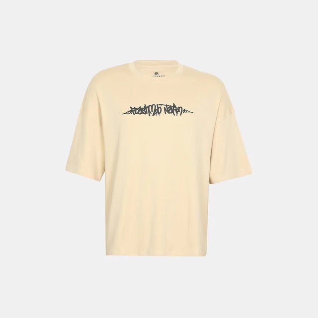 Front view flat lay of men's oversized Printed T-Shirt by Flashmob Nation India.