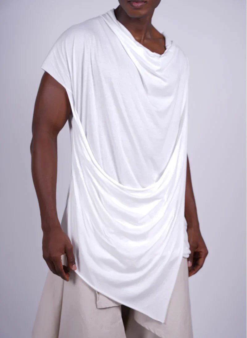 Draped Longline T-Shirt for Men - Flashmob India Flashmob Nation