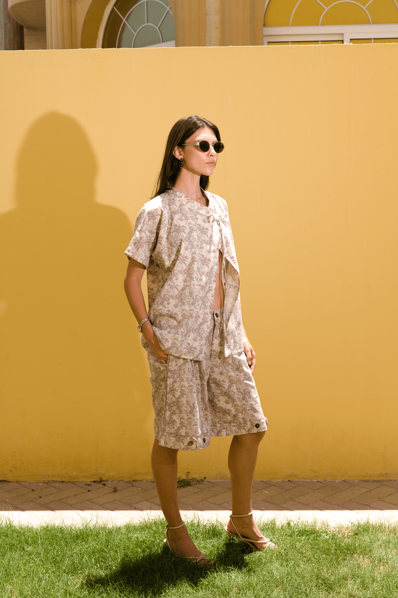 FM Women's Pink Paisley Carpenter Shorts - Flashmob India Flashmob India  