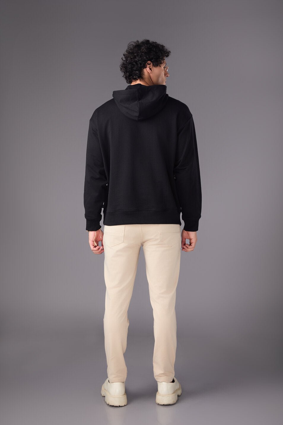 Men’s Black Floral Print Hoodie - Flashmob India Flashmob India hoodie