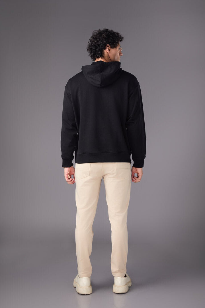 Men’s Black Floral Print Hoodie - Flashmob India Flashmob India hoodie