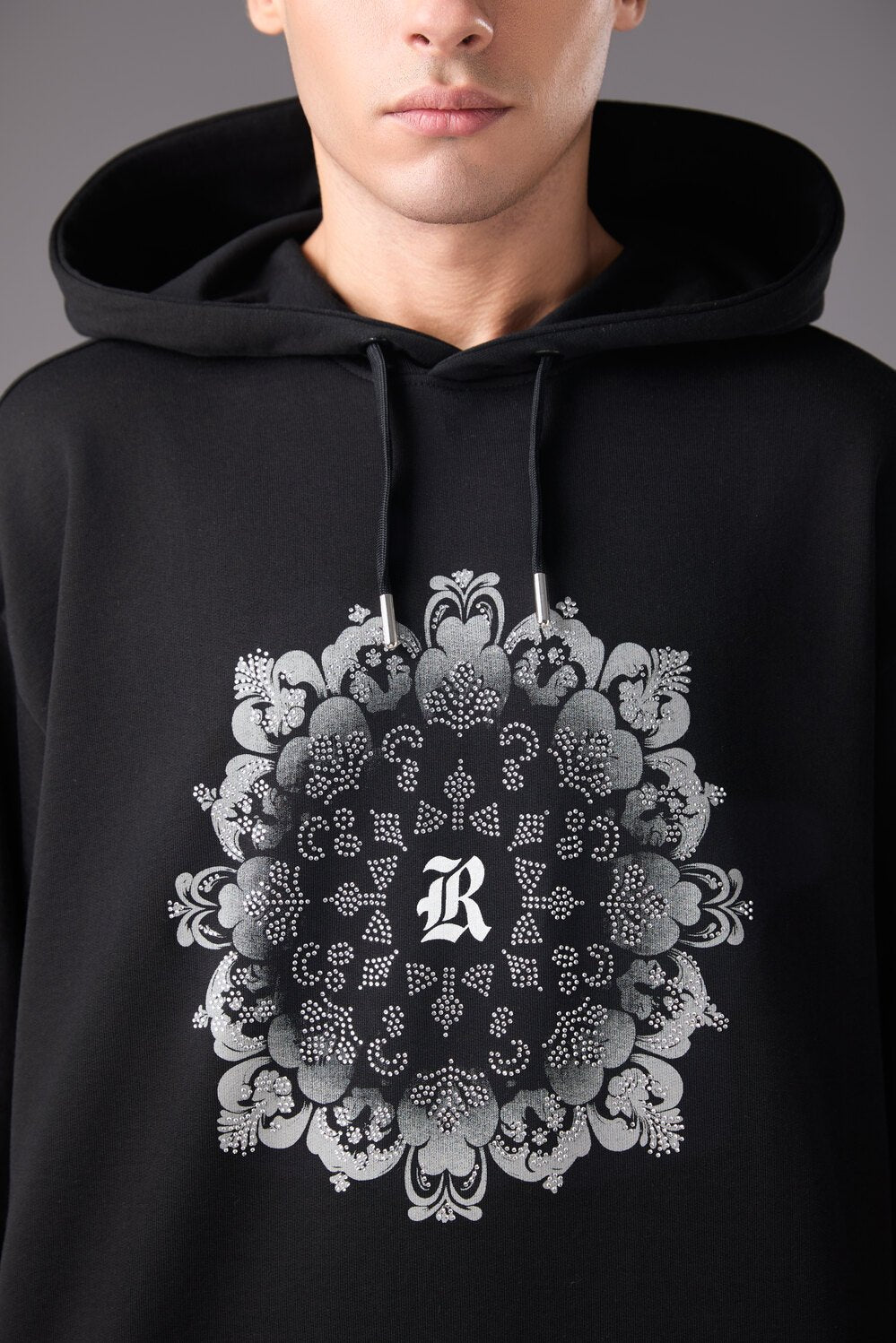 Men’s Black Graphic Print Hoodie - Flashmob India Flashmob India hoodie