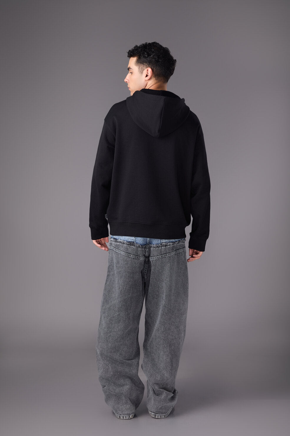 Men’s Black Graphic Print Hoodie - Flashmob India Flashmob India hoodie