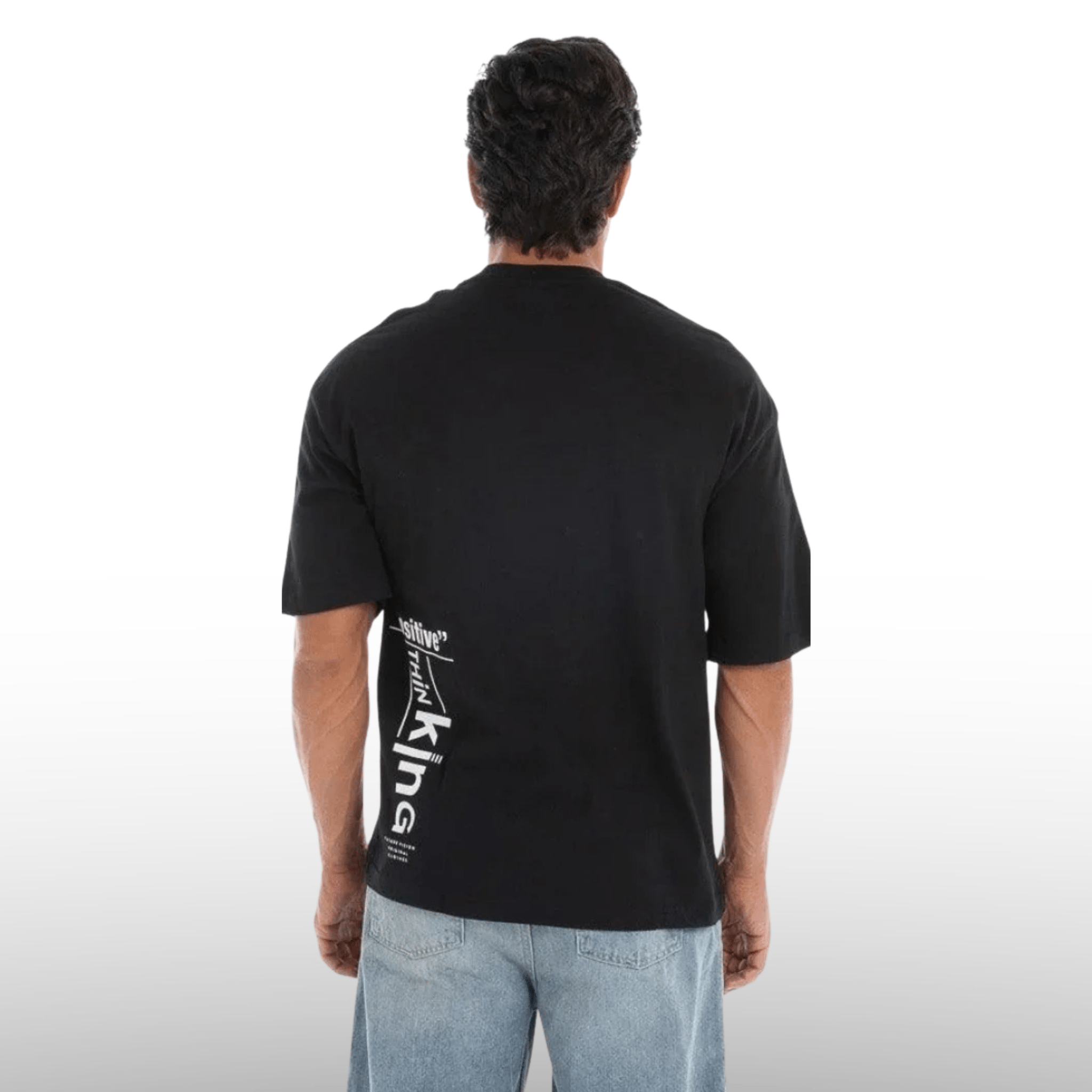 Men’s Black Graphic Tape T-Shirt - Flashmob India Flashmob Nation T-Shirt