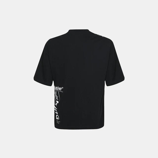Men’s Black Graphic Tape T-Shirt - Flashmob India Flashmob Nation   T-Shirt