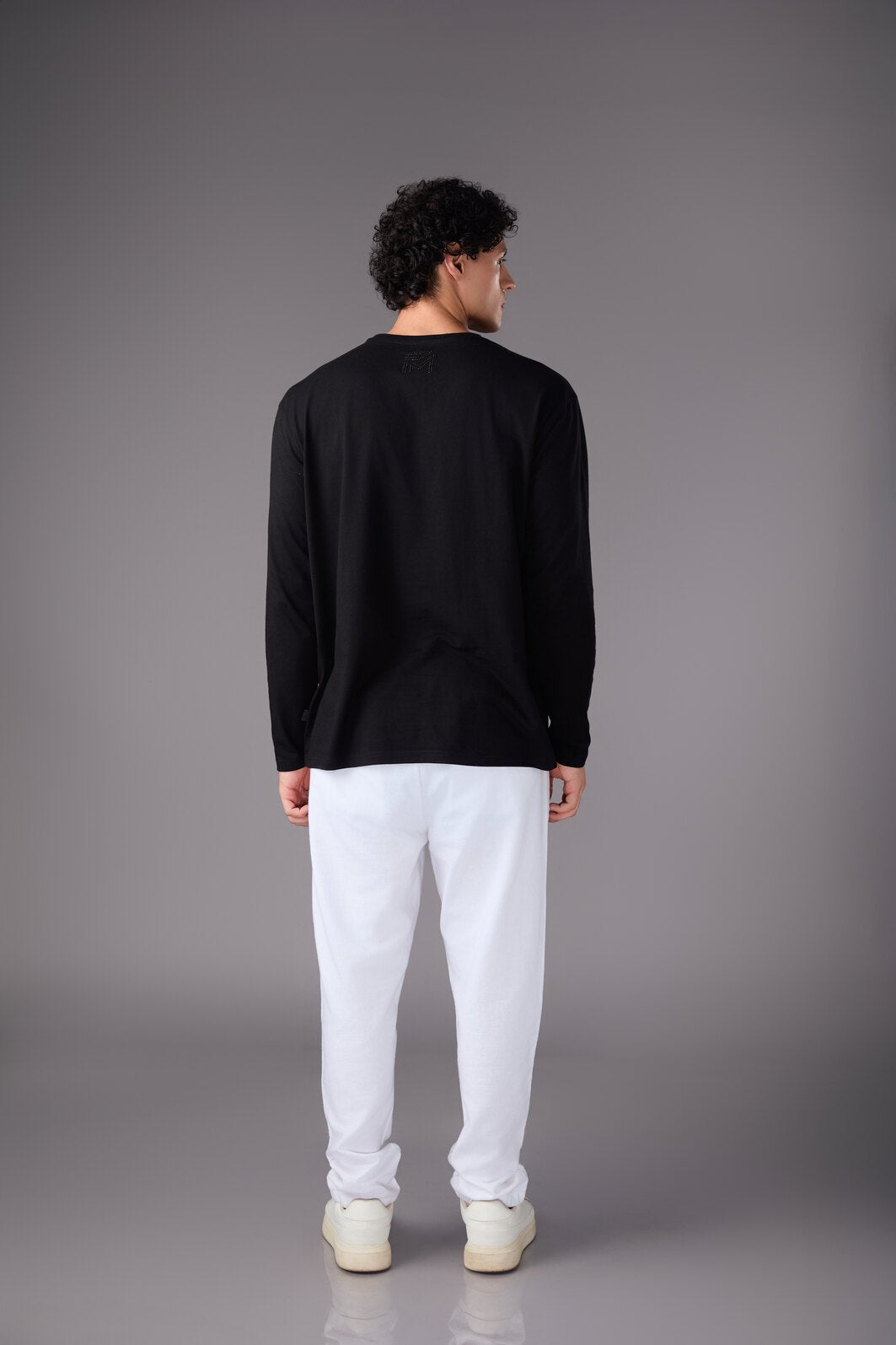 Men’s Black Long Sleeve T-Shirt - Flashmob India Flashmob India Men Top