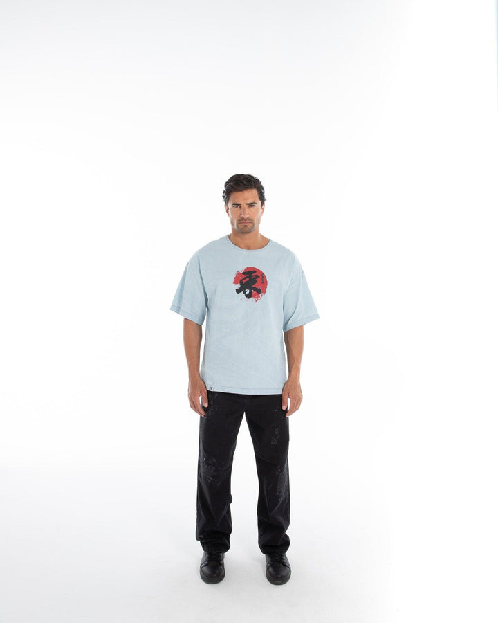 Men’s Oversized Denim T-Shirt - Flashmob India Flashmob Nation None