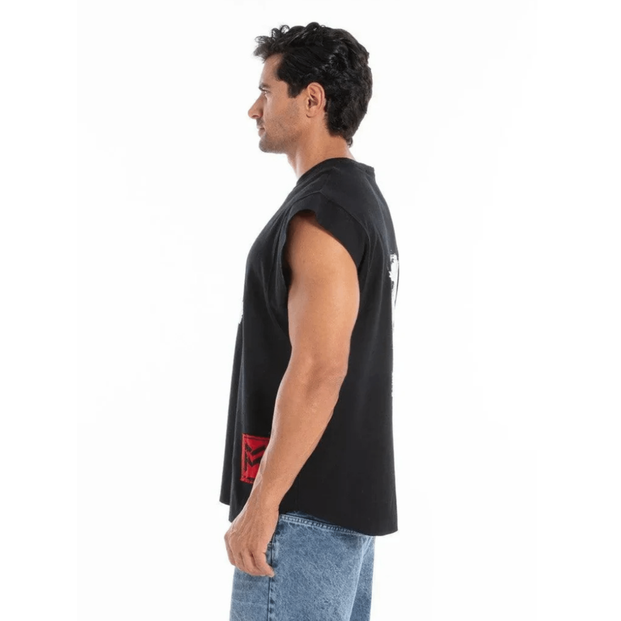 Men’s Oversized Sleeveless Tank Top - Flashmob India Flashmob Nation None Men Top