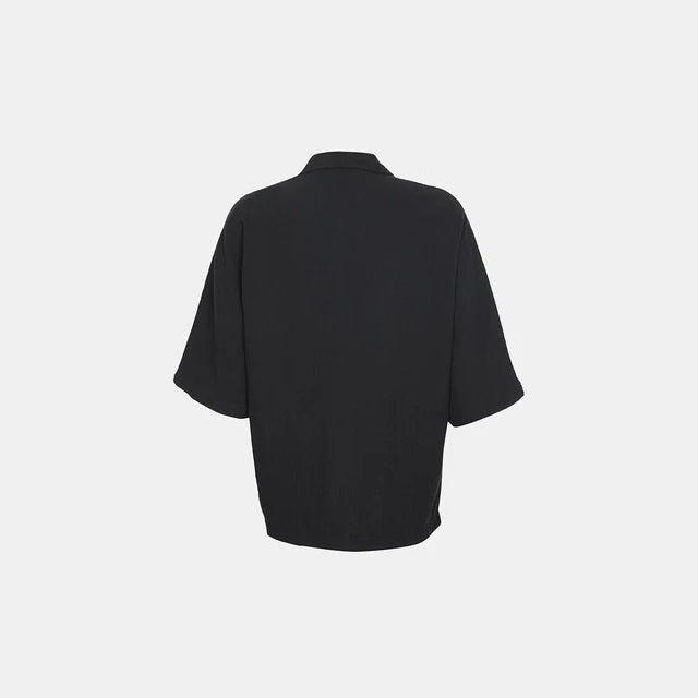 Men’s Relaxed Fit Short Sleeve Black Shirt - Flashmob India Flashmob Nation  None