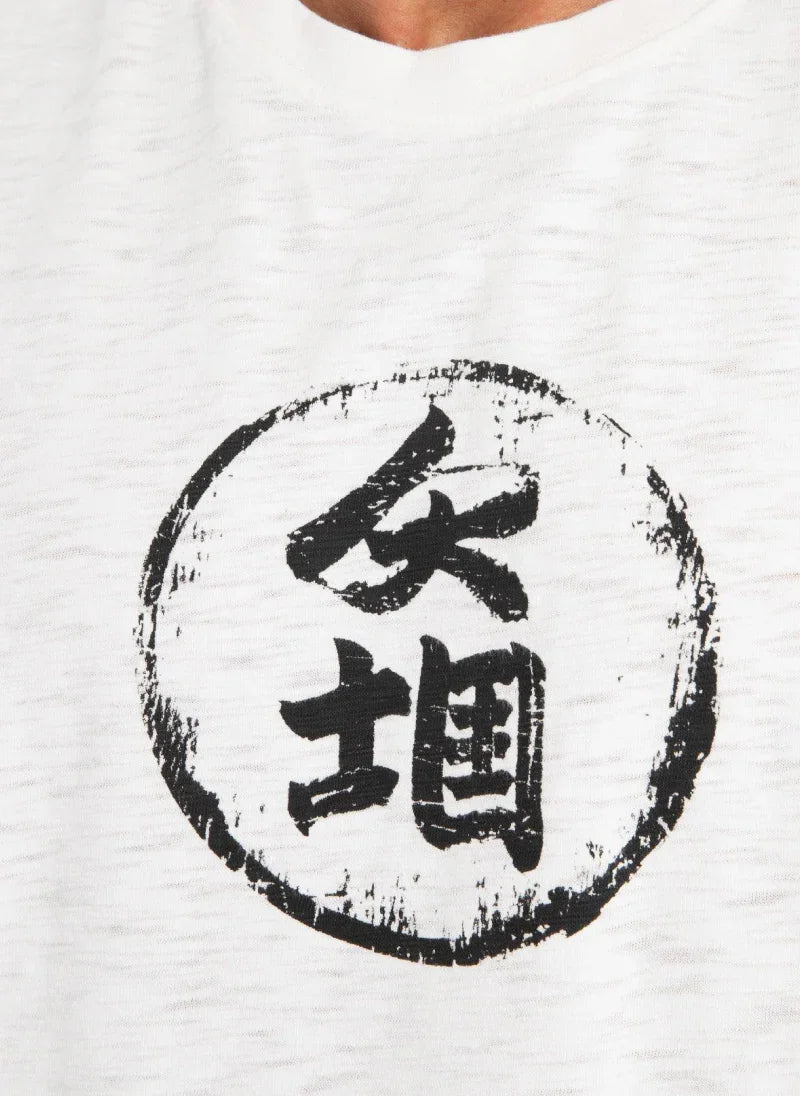 Men’s White Drop Shoulder Oversized T-Shirt - Flashmob India Flashmob Nation Men Top