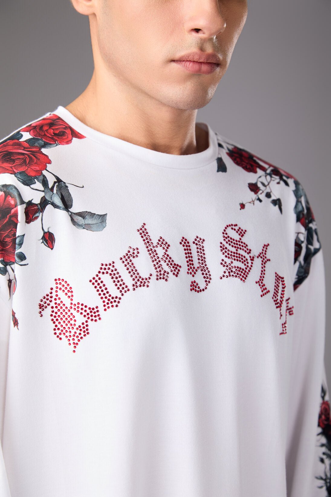 Men’s White Graphic Long Sleeve T-Shirt - Flashmob India Flashmob India Men Top