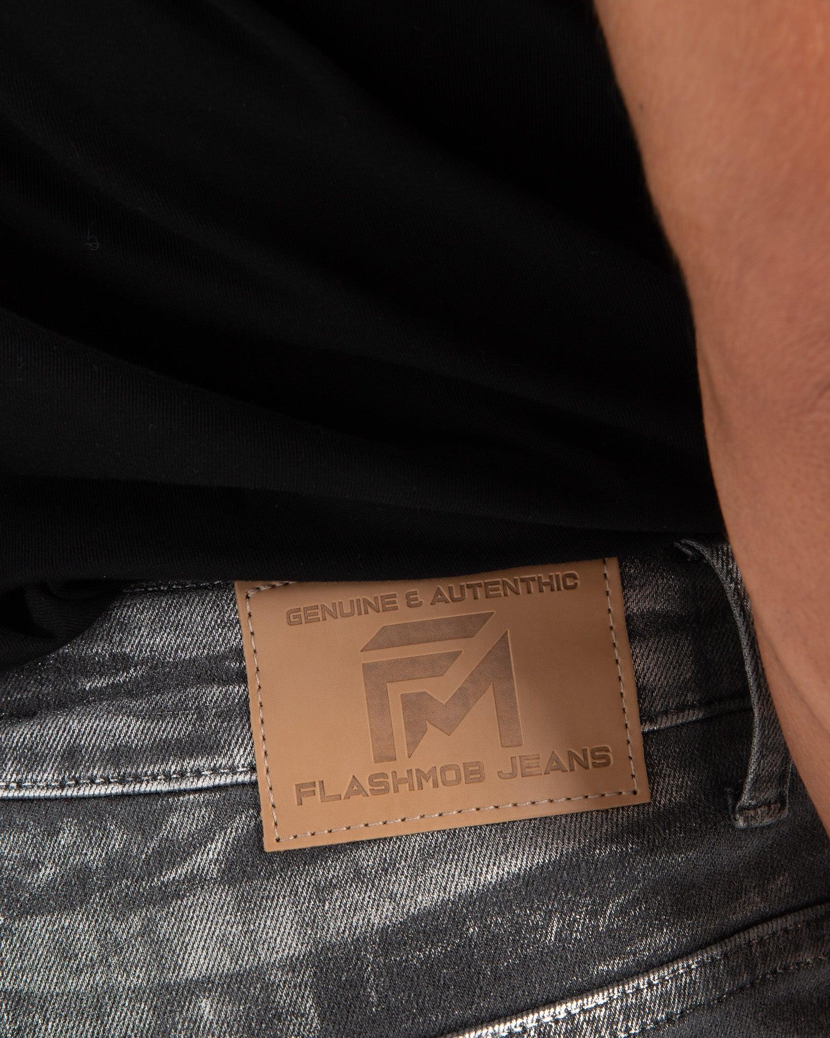 Metallic Silver Flashmob Jeans - Flashmob India Flashmob Nation None