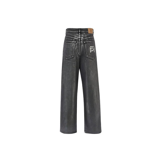 Metallic Silver Flashmob Jeans - Flashmob India Flashmob Nation  None