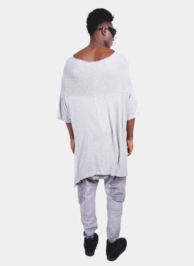Oversized Asymmetrical T-Shirt for Men - Flashmob India Flashmob Nation