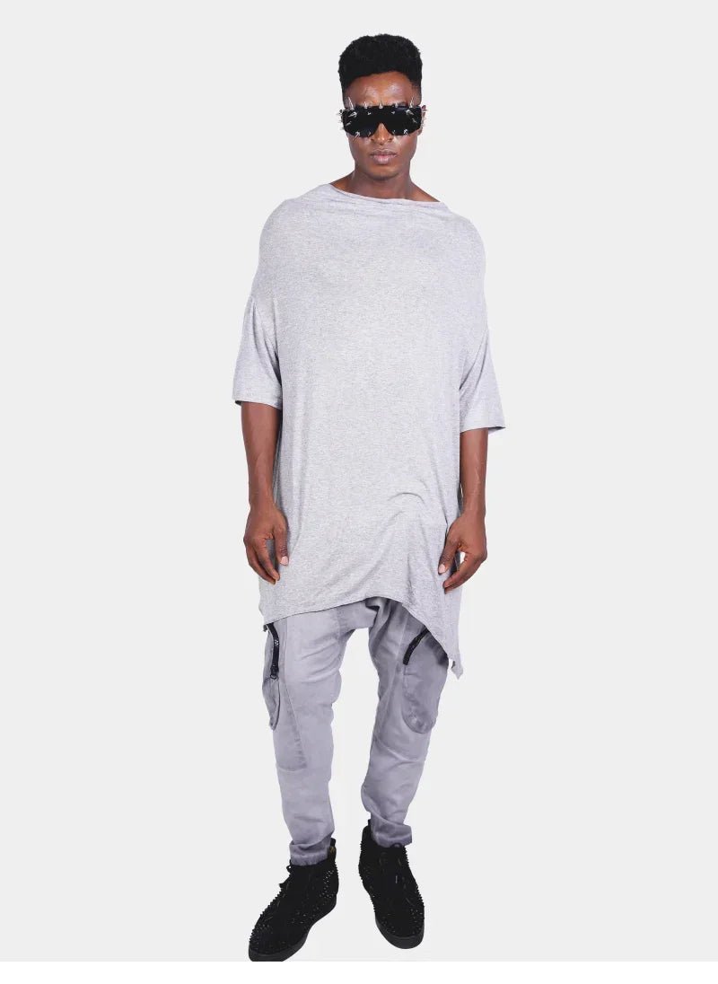 Oversized Asymmetrical T-Shirt for Men - Flashmob India Flashmob Nation