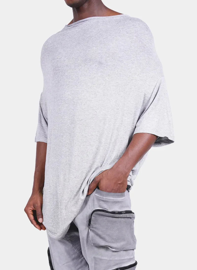 Oversized Asymmetrical T-Shirt for Men - Flashmob India Flashmob Nation