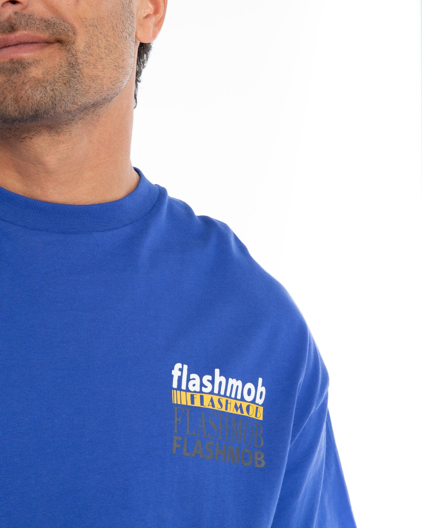 Oversized Graphic Text T-Shirt - Flashmob India Flashmob Nation None Men Top