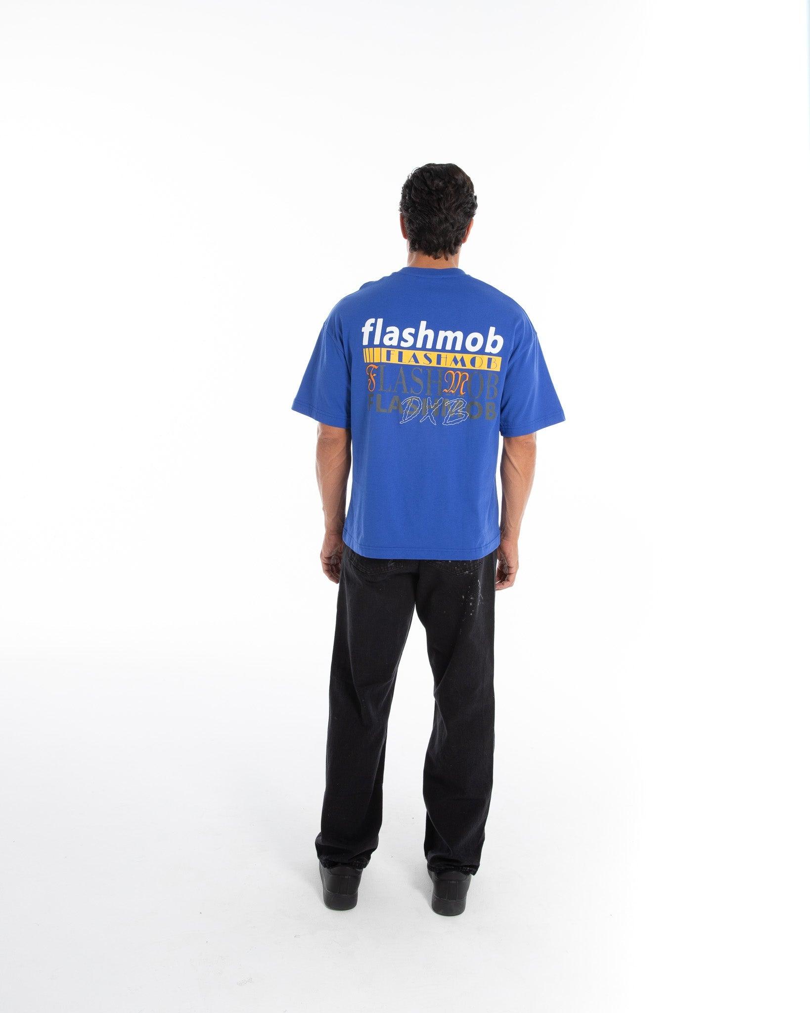 Oversized Graphic Text T-Shirt - Flashmob India Flashmob Nation None Men Top