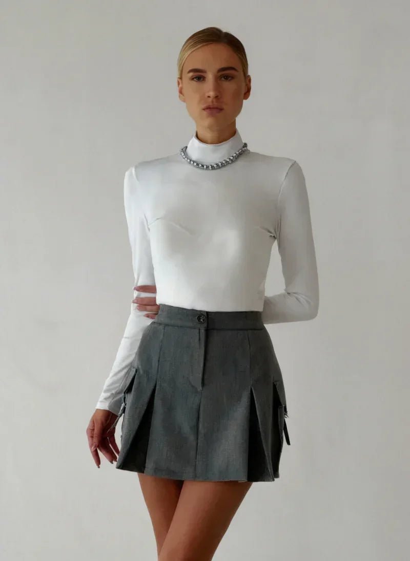 Pleated Mini Skirt for Women - Flashmob India Flashmob Nation