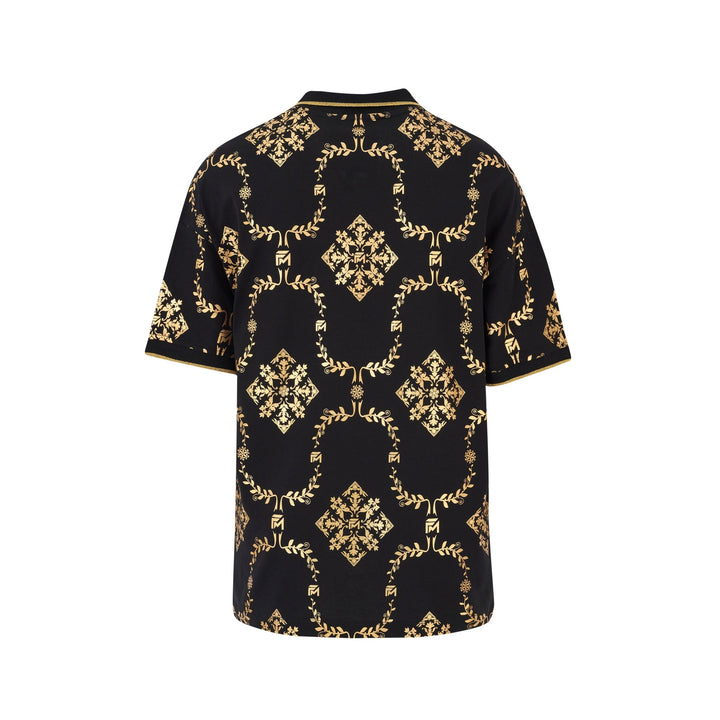 Shimmering Gold Reflective Polo Tee - Flashmob India Flashmob Nation  None