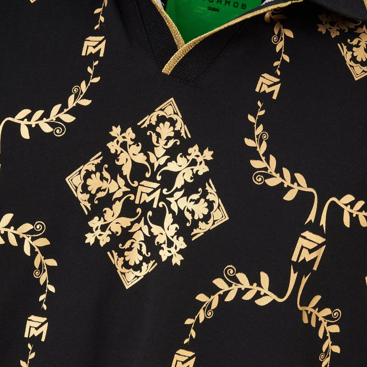 Shimmering Gold Reflective Polo Tee - Flashmob India Flashmob Nation  None