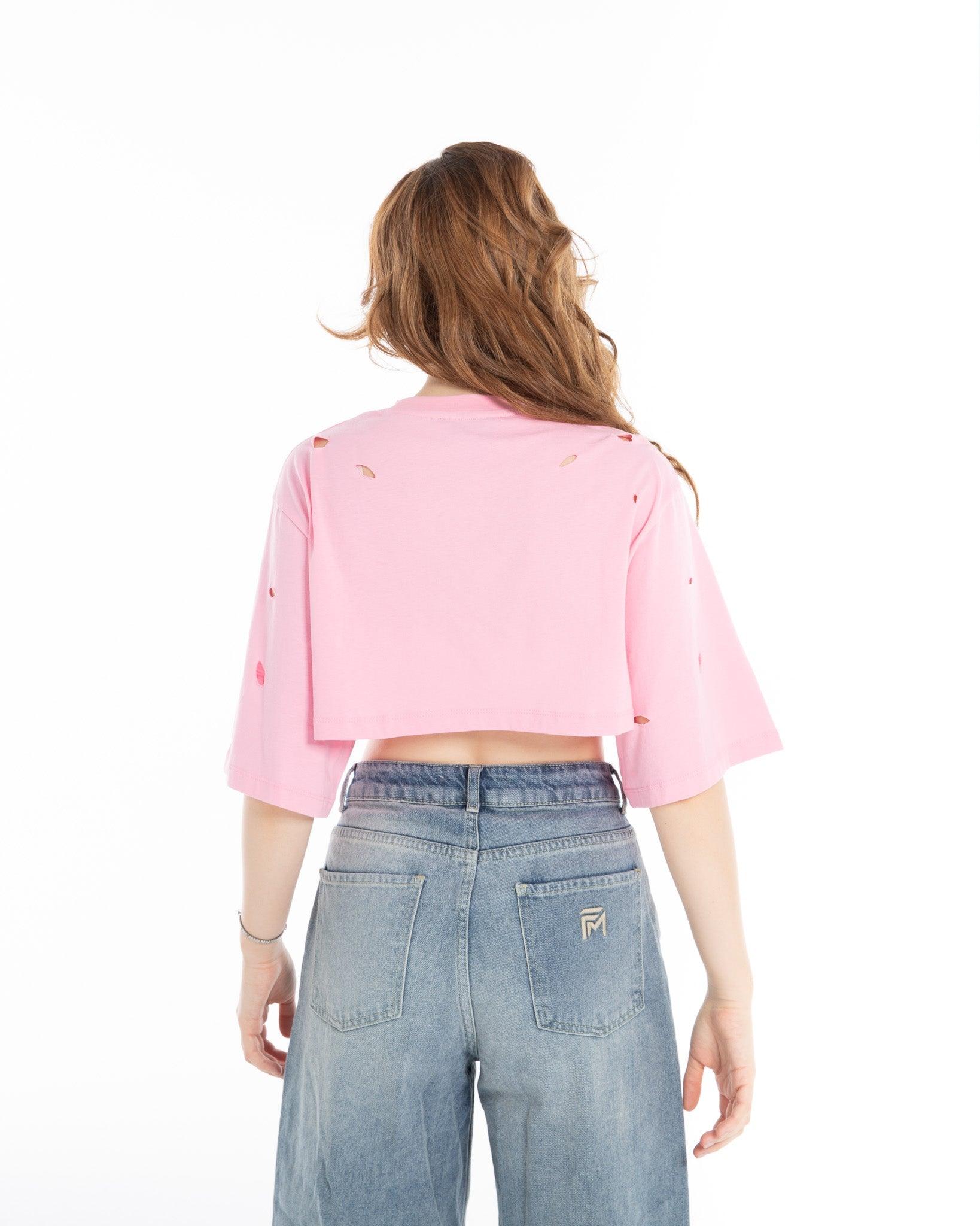 Women’s Cropped Torn Tank Top - Flashmob India Flashmob Nation crop top