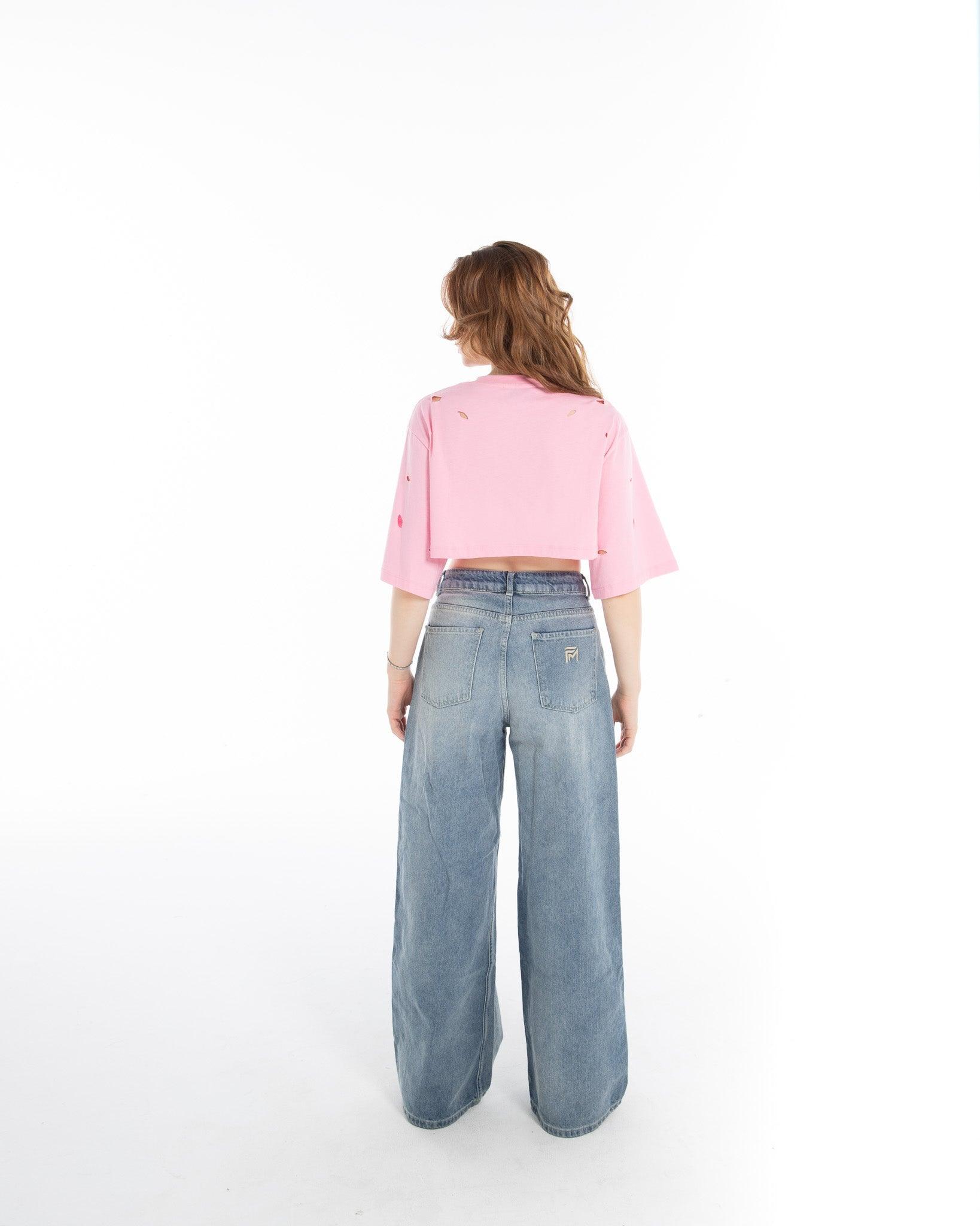 Women’s Cropped Torn Tank Top - Flashmob India Flashmob Nation crop top