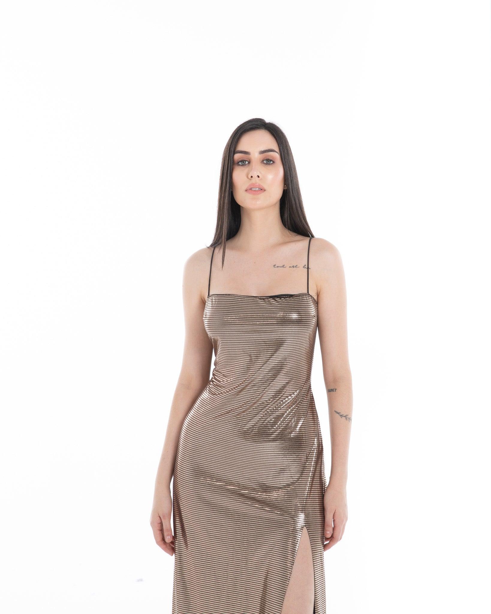 Women’s Gold Sequin Party Dress - Flashmob India Flashmob Nation None Dress