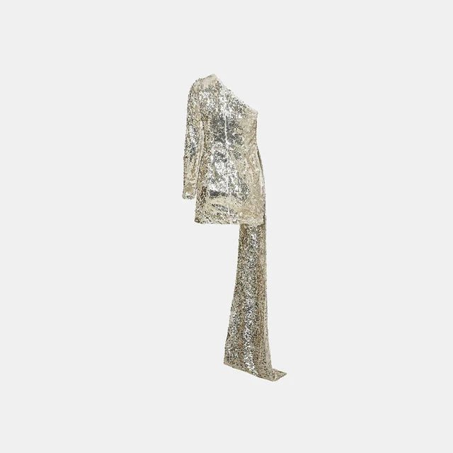 Women’s Golden Sequin Party Dress - Flashmob India Flashmob Nation  None