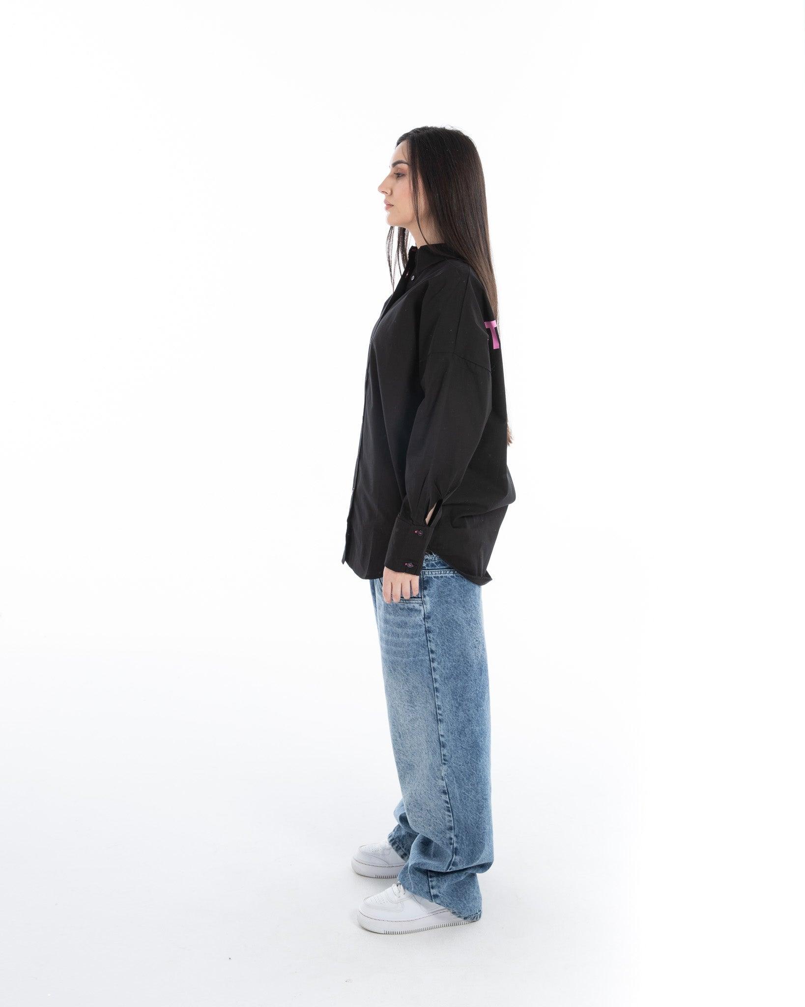 Women’s Oversized Printed Shirt - Flashmob India My Store None