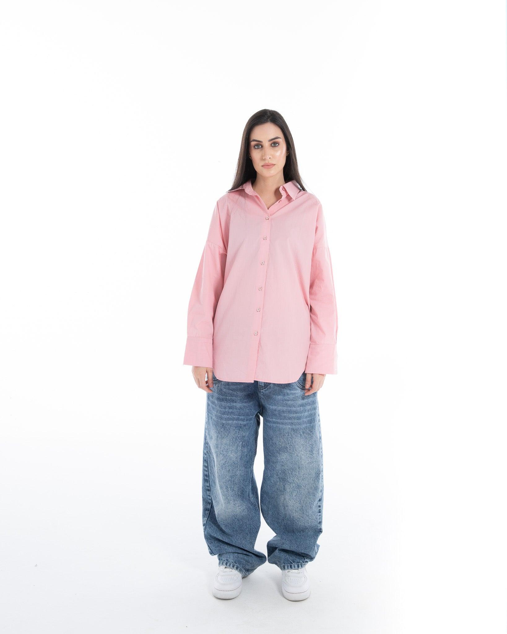 Women’s Oversized Printed Shirt - Flashmob India My Store None