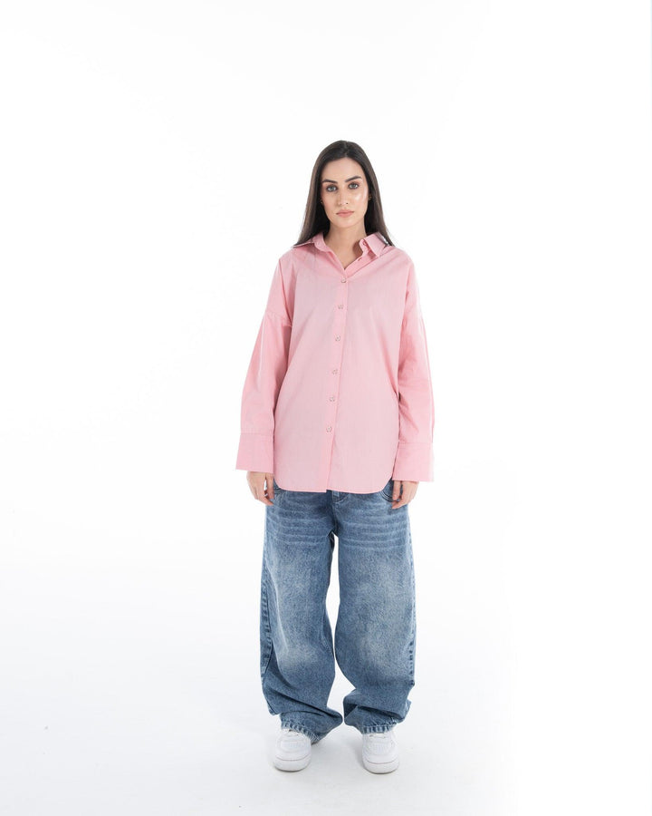 Women’s Oversized Printed Shirt - Flashmob India My Store None