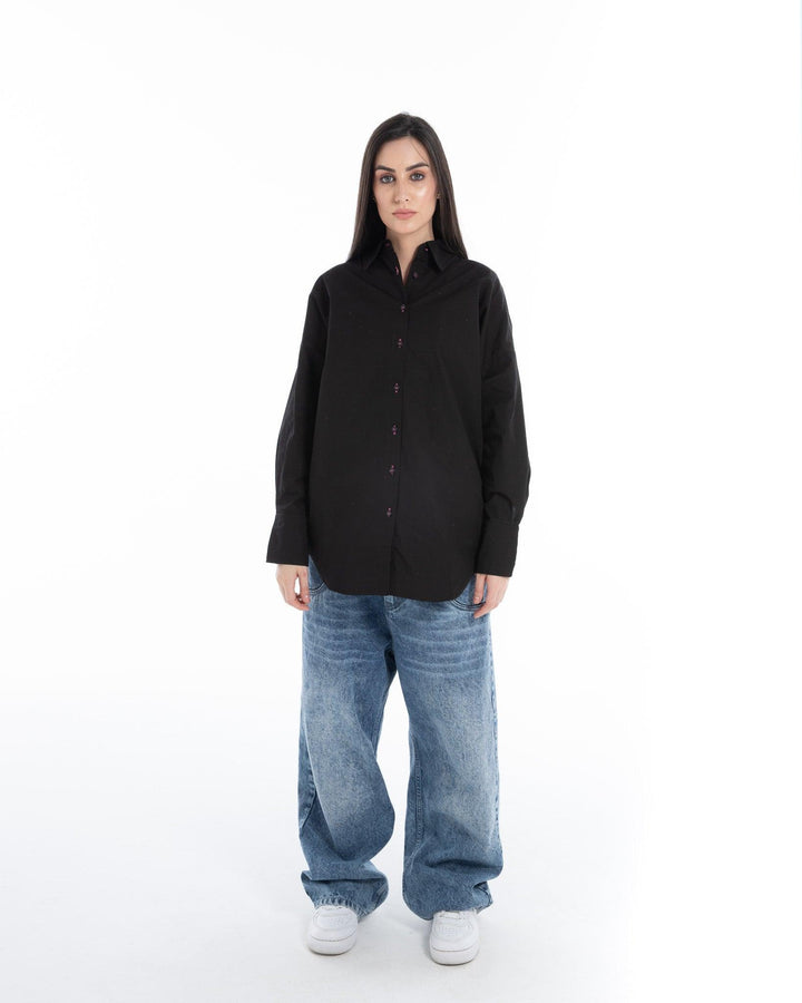 Women’s Oversized Printed Shirt - Flashmob India My Store None