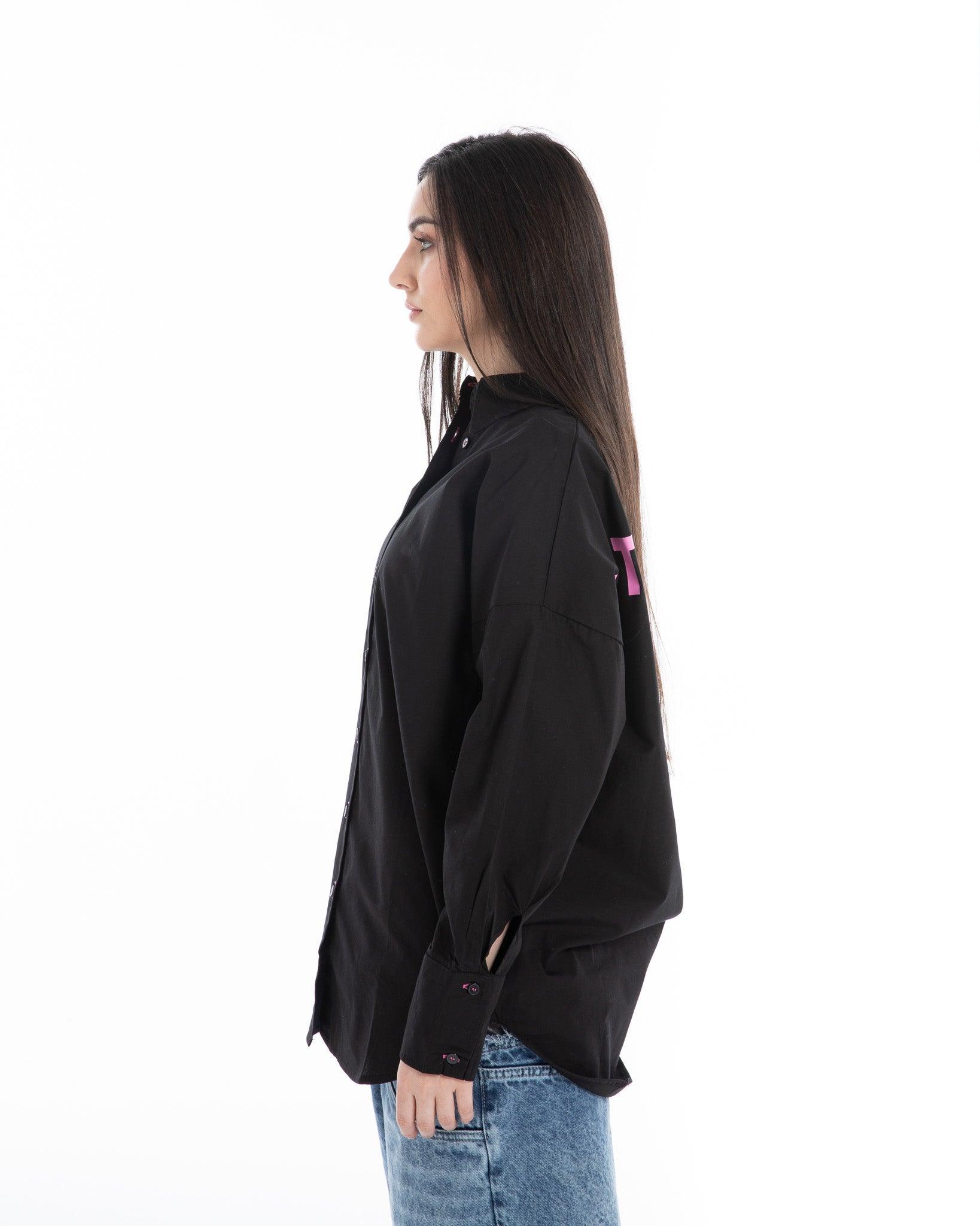 Women’s Oversized Printed Shirt - Flashmob India My Store None