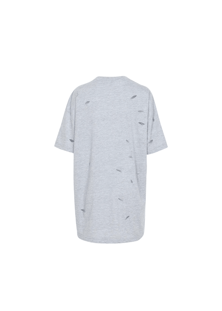 Women’s Oversized Torn Graphic T-Shirt - Flashmob India Flashmob Nation  None